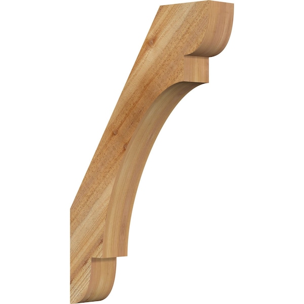 Ekena Millwork 4"W x 20"D x 32"H Olympic Rough Sawn Knee Brace, Western Red Cedar BRC04X20X32OLY00RWR - main